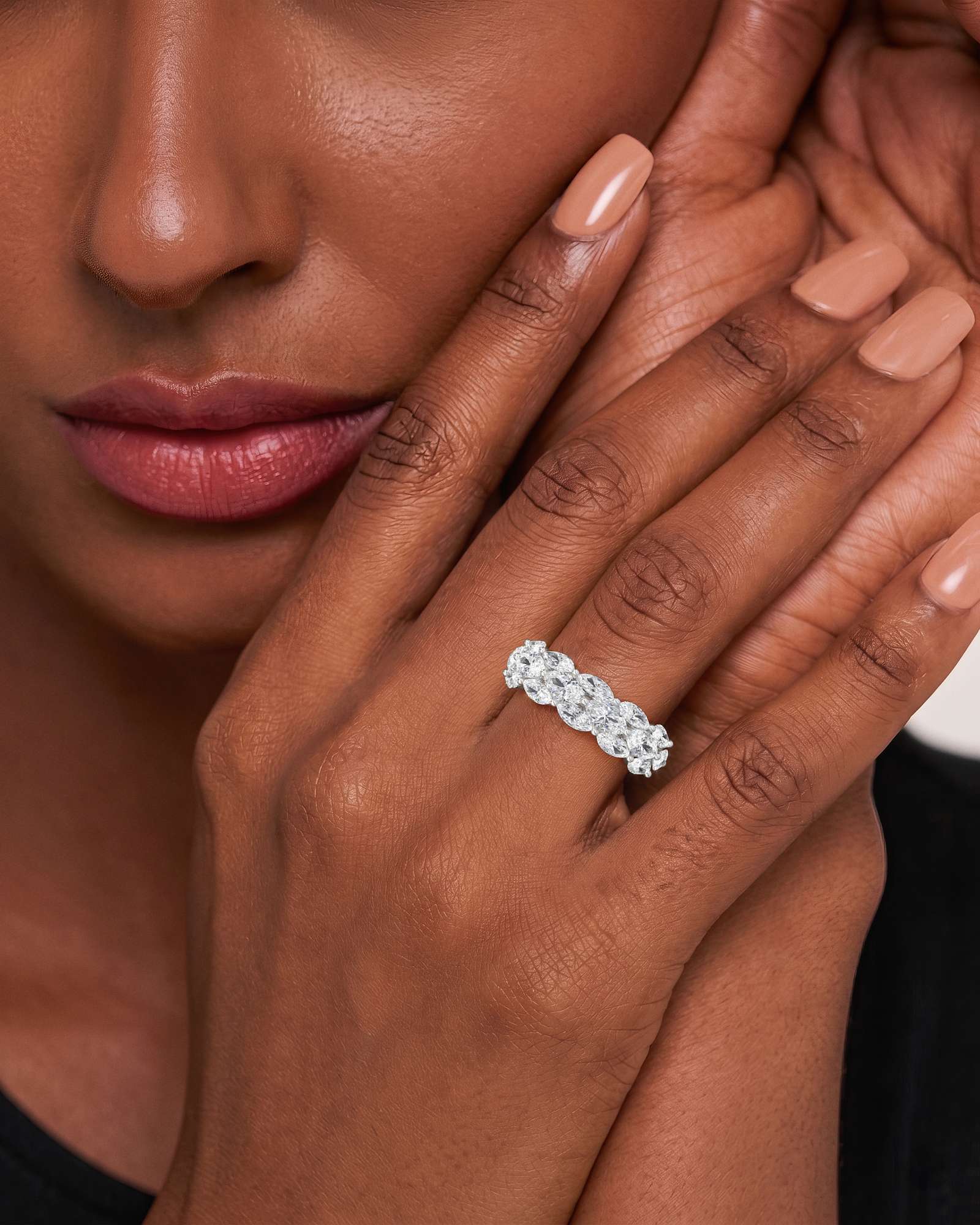 Verve Gaelle Diamond Wedding Band, In 14K White Gold (3.20 ctw)