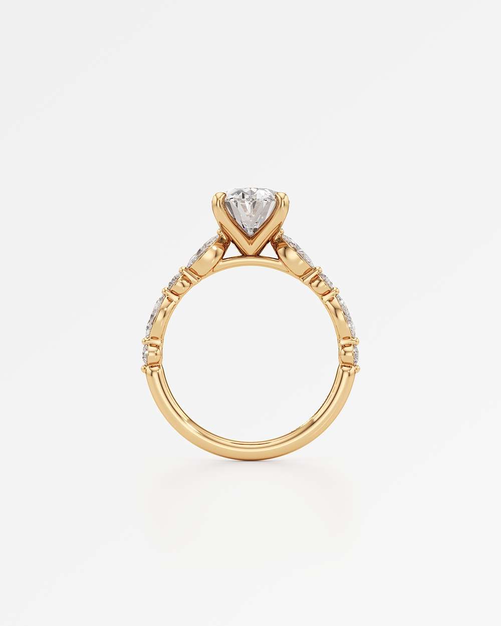 Zolaine Solitaire Diamond Engagement Ring