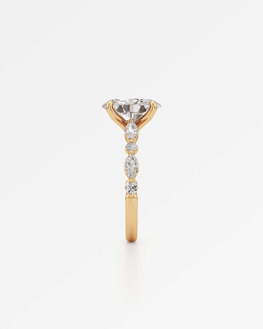 Zolaine Solitaire Diamond Engagement Ring