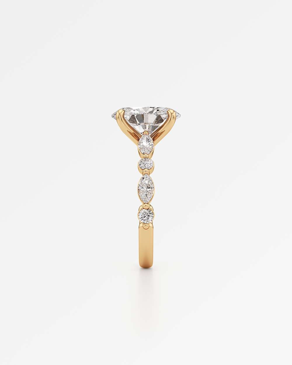 Zolaine Solitaire Diamond Engagement Ring