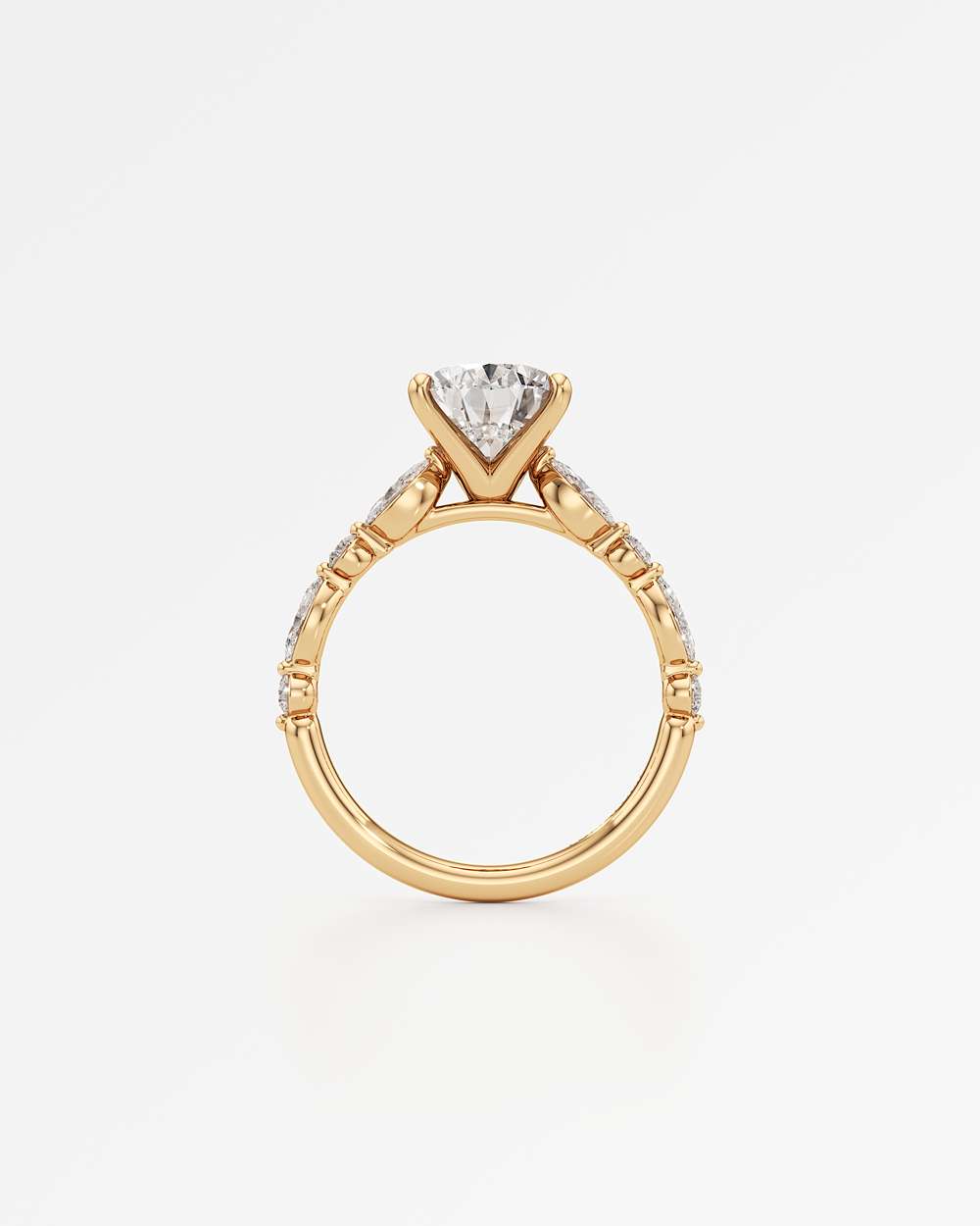 Zolaine Solitaire Diamond Engagement Ring